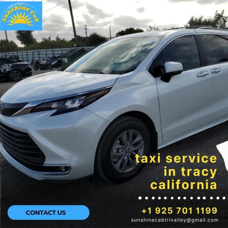 Taxi Service In Tracy California