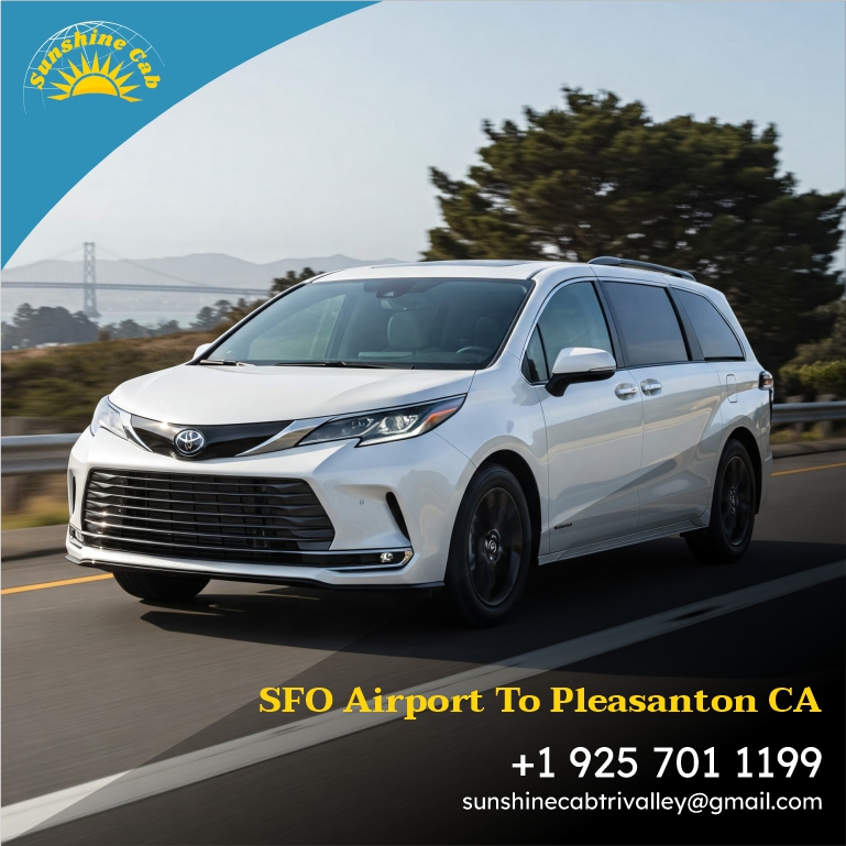 SFO Airport to Pleasanton ca
