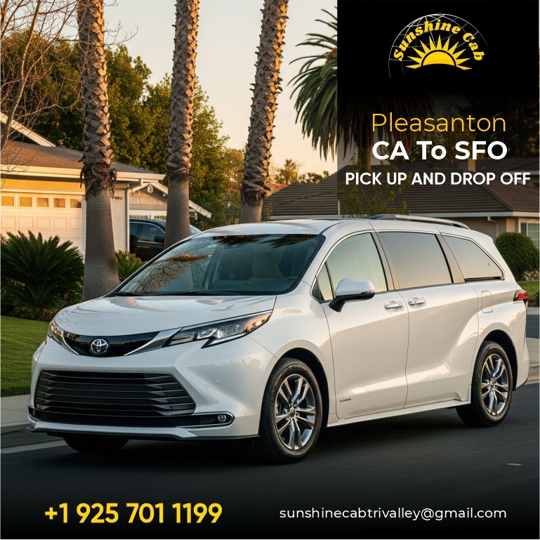 Pleasanton ca to SFO