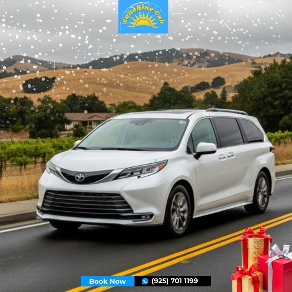 Airport taxi services by sunshine cab in San Ramon