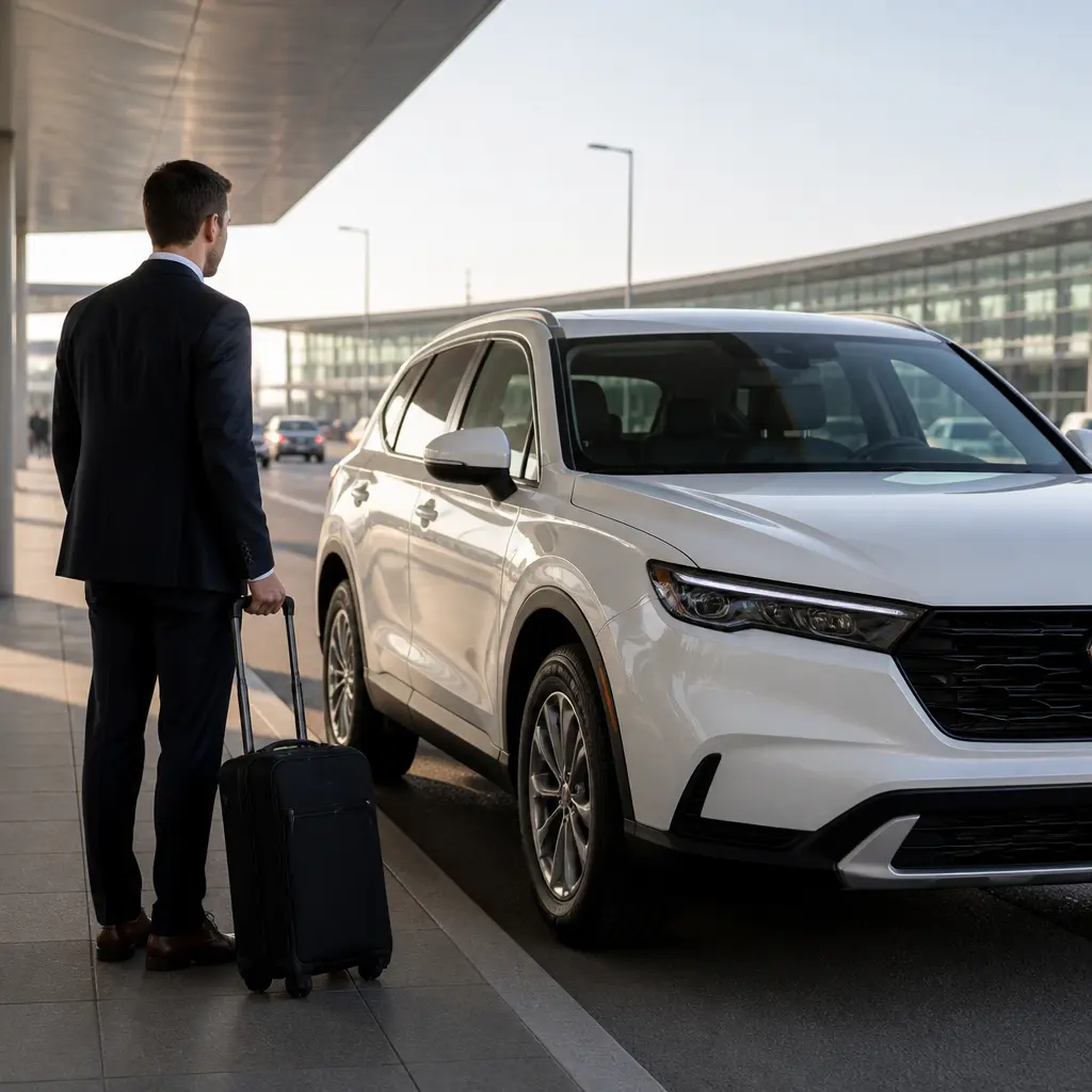 Comfortable cab service for a scheduled ride